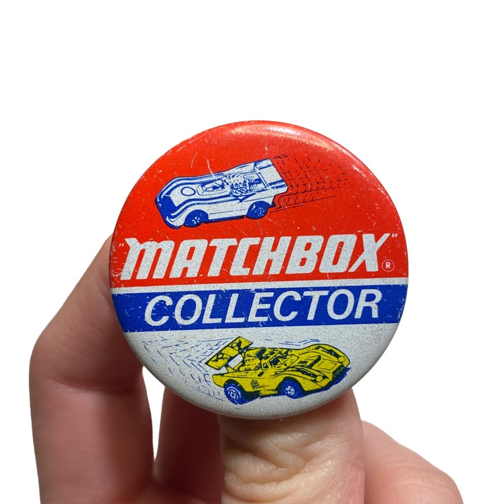 Vintage Matchbox Cars Collector Metal Pin